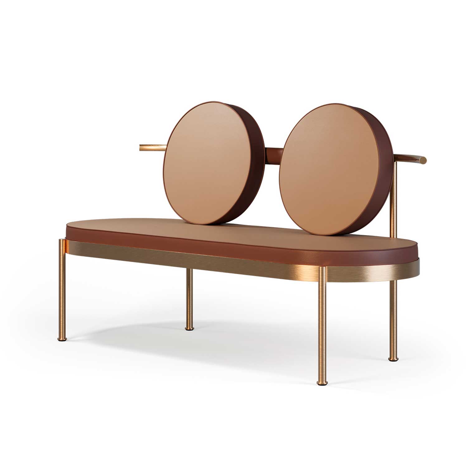 TRACE Bench Back - Banc d'extérieur haut de gamme personnalisable