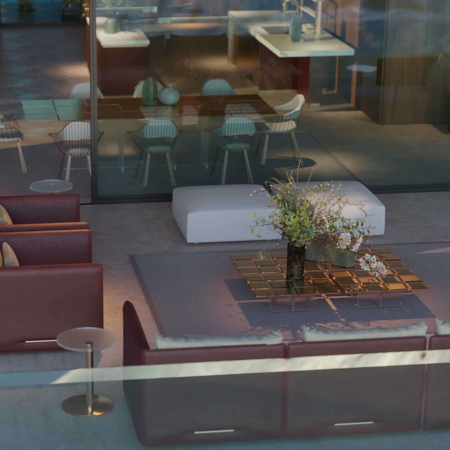 MO Coffee Table - Table basse d'extérieur haut de gamme personnalisable