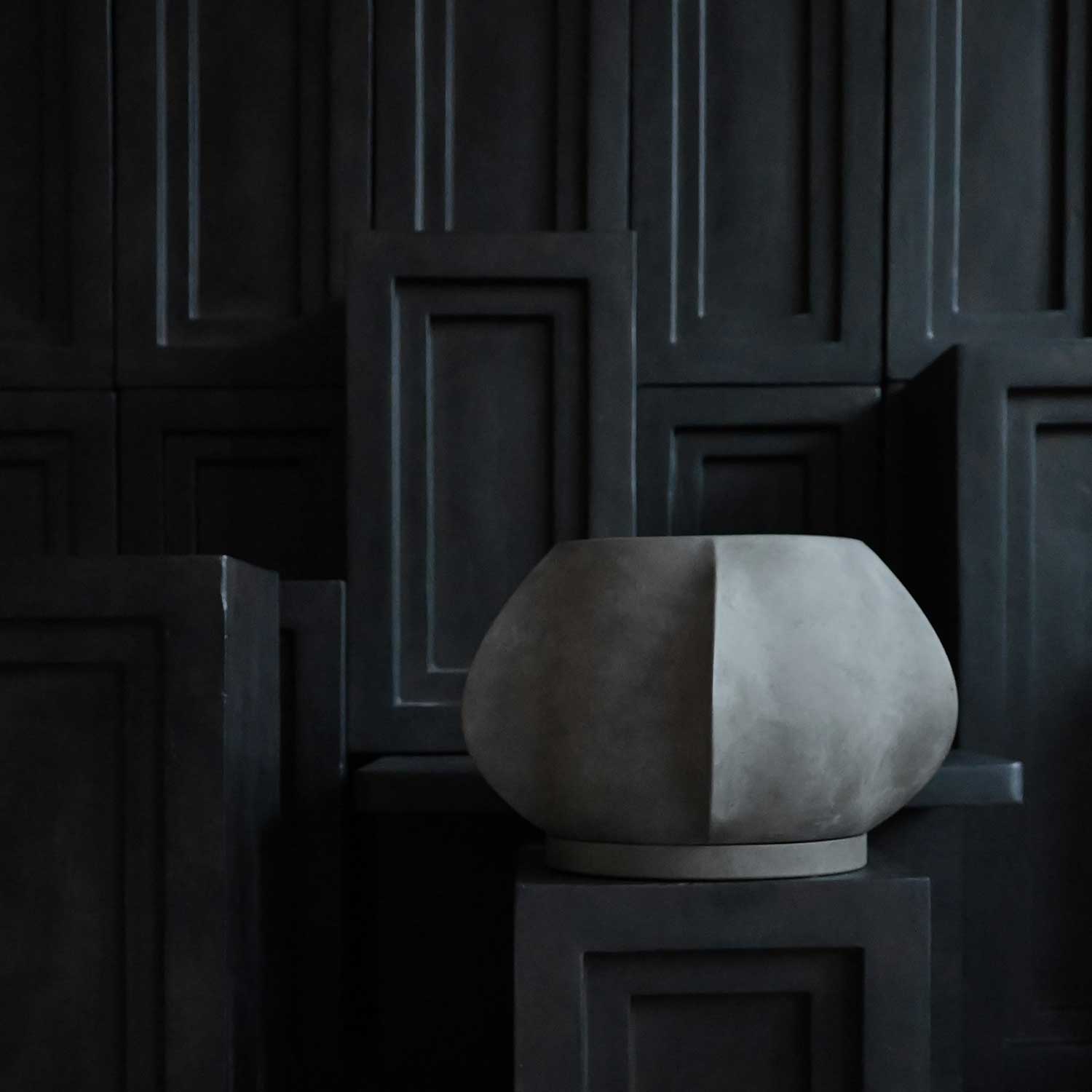 ARKET - Pot de fleur extérieur xxl design en béton fibré