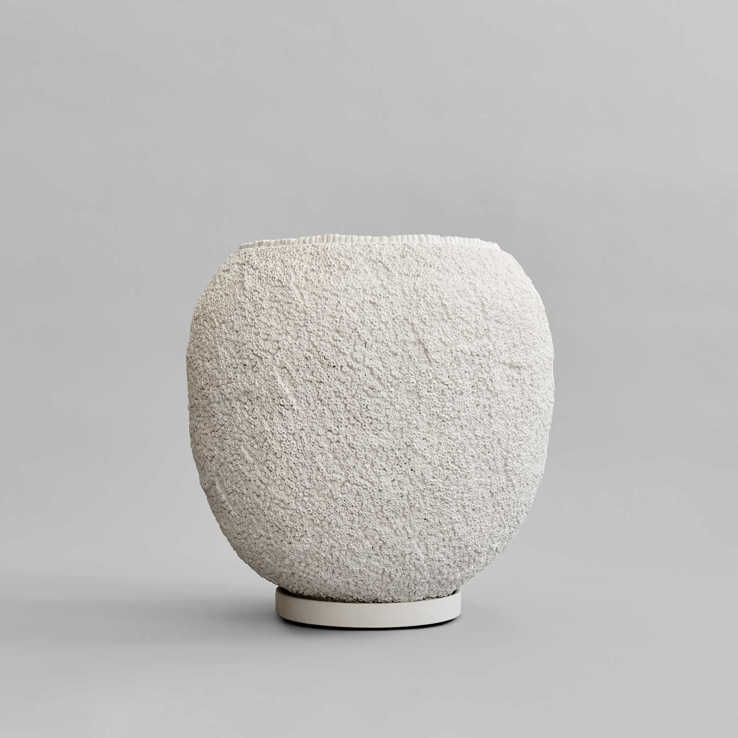 SUNAO - Grand pot de fleur extérieur design en béton fibré