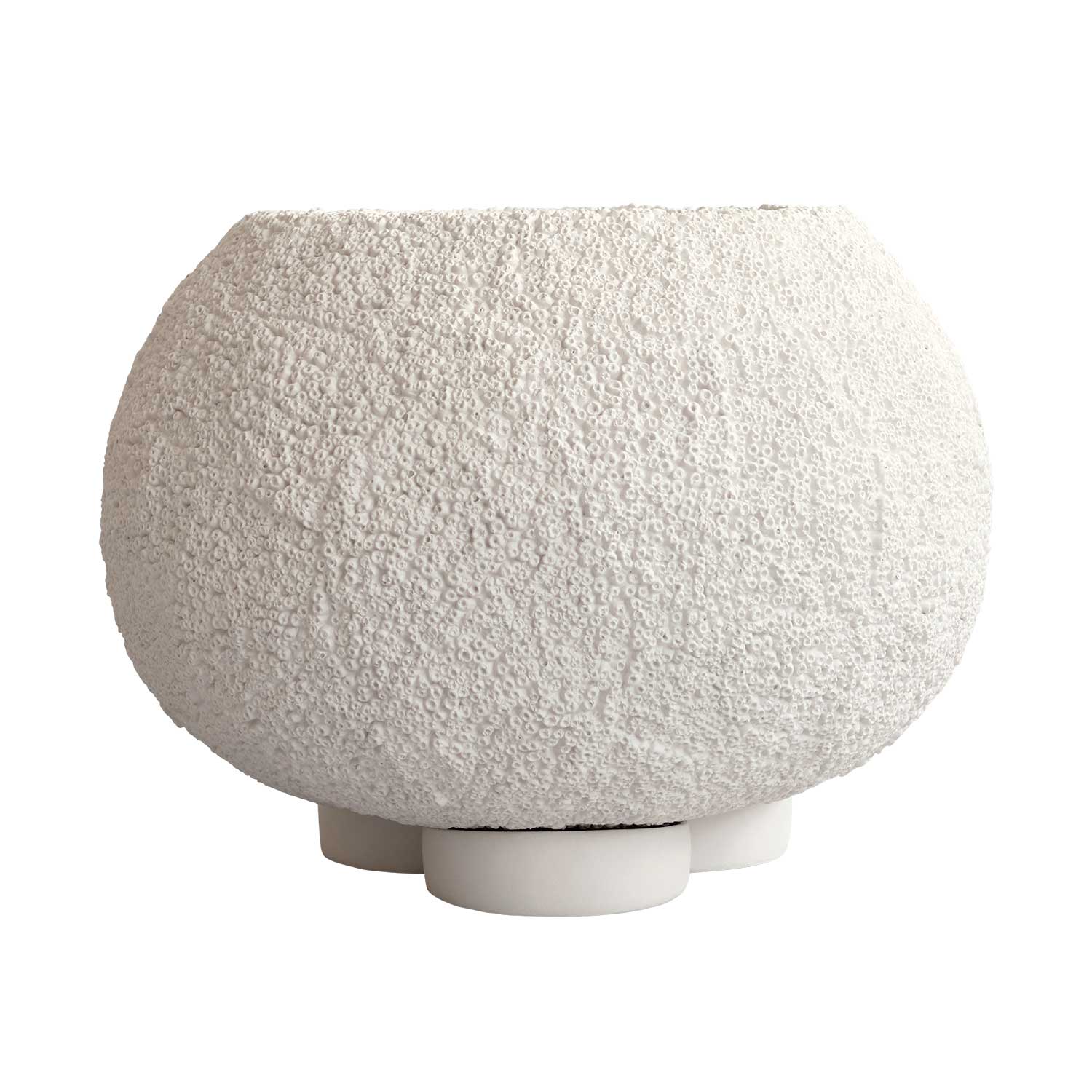 URCHIN - Grand pot de fleur design d'extérieur en béton fibré