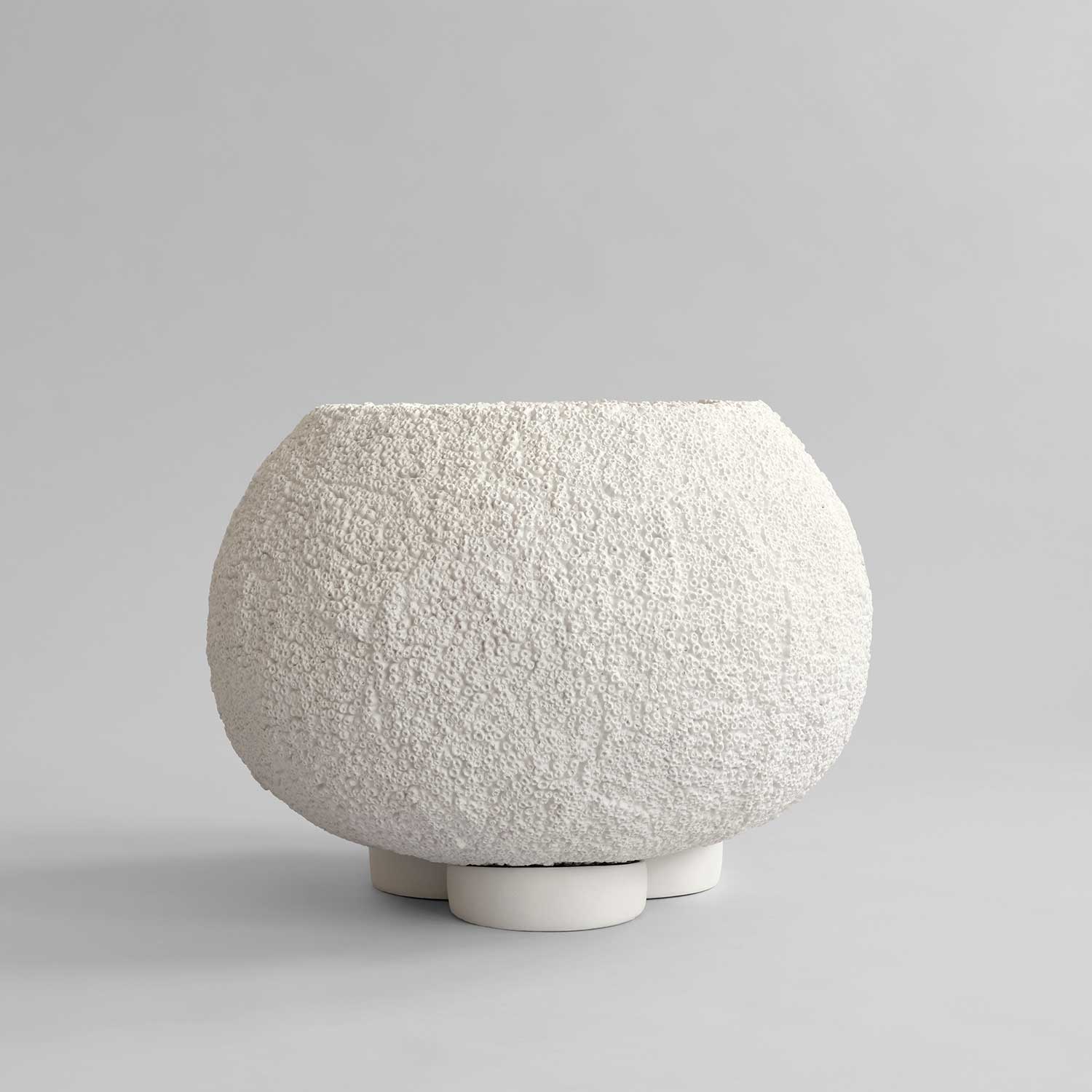 URCHIN - Grand pot de fleur design d'extérieur en béton fibré