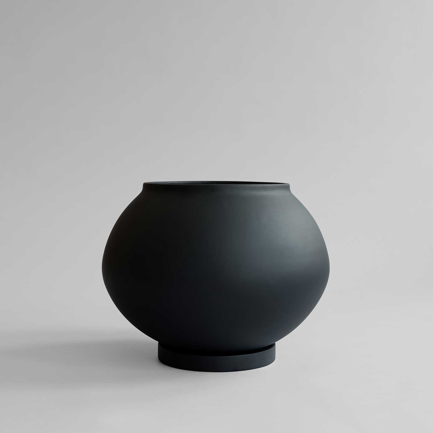 SUNAO - Pot de fleur exterieur grande taille en béton fibré