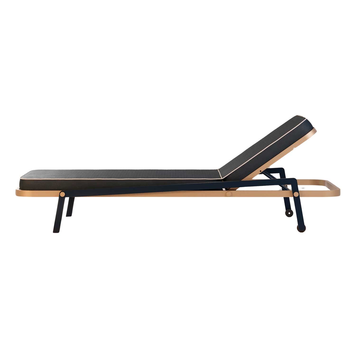 RIBBON Sunbed - Transat en cuir ou tissu haut de gamme personnalisable