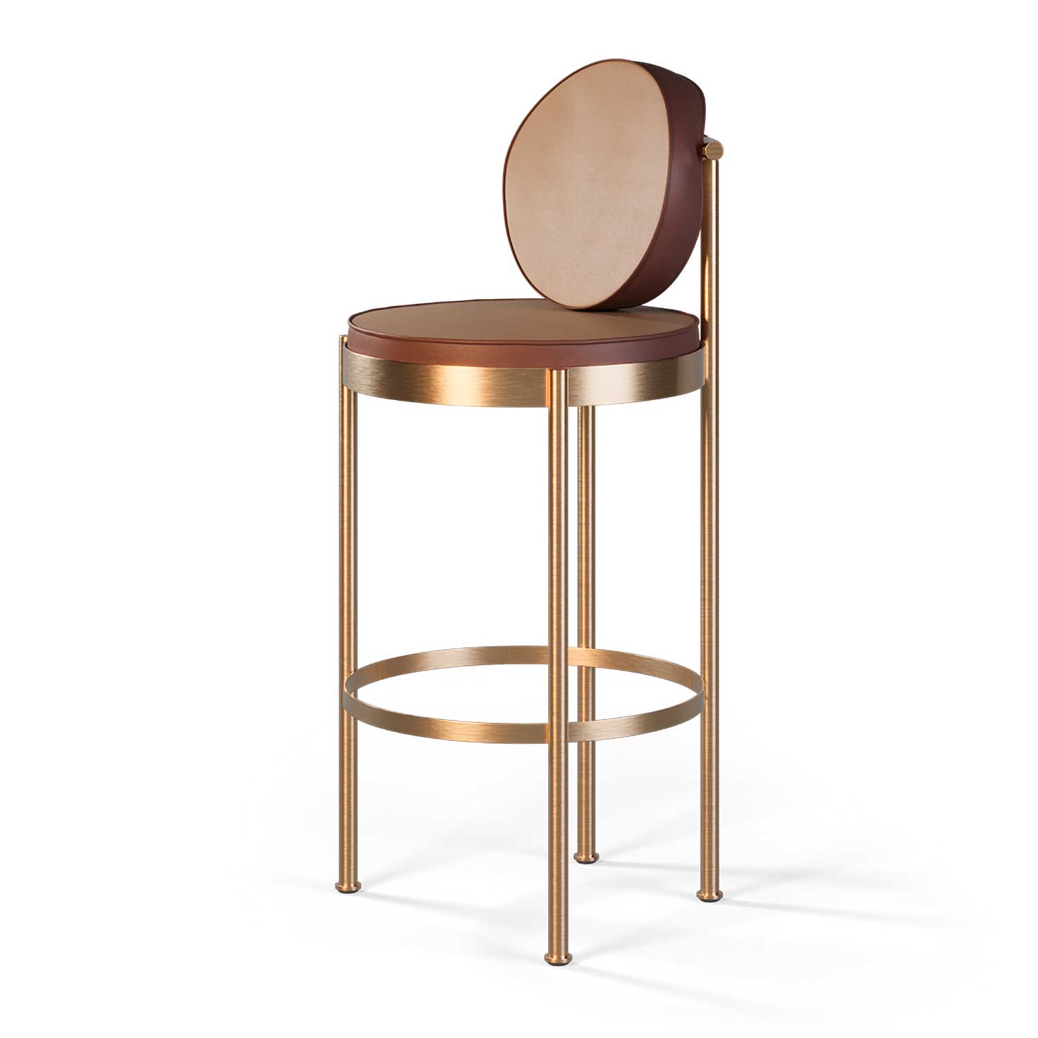 TRACE Bar Chair - Outdoor bar stool with premium backrest