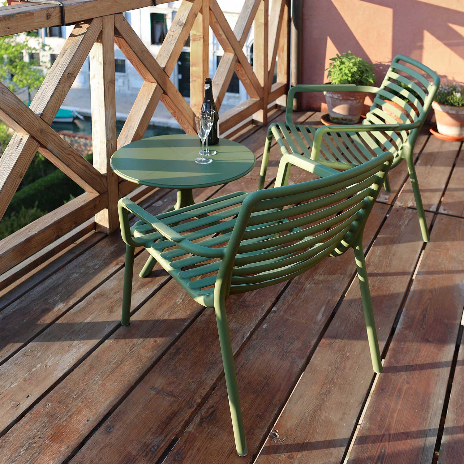 DOGA Relax - Fauteuil d'extérieur design empilable