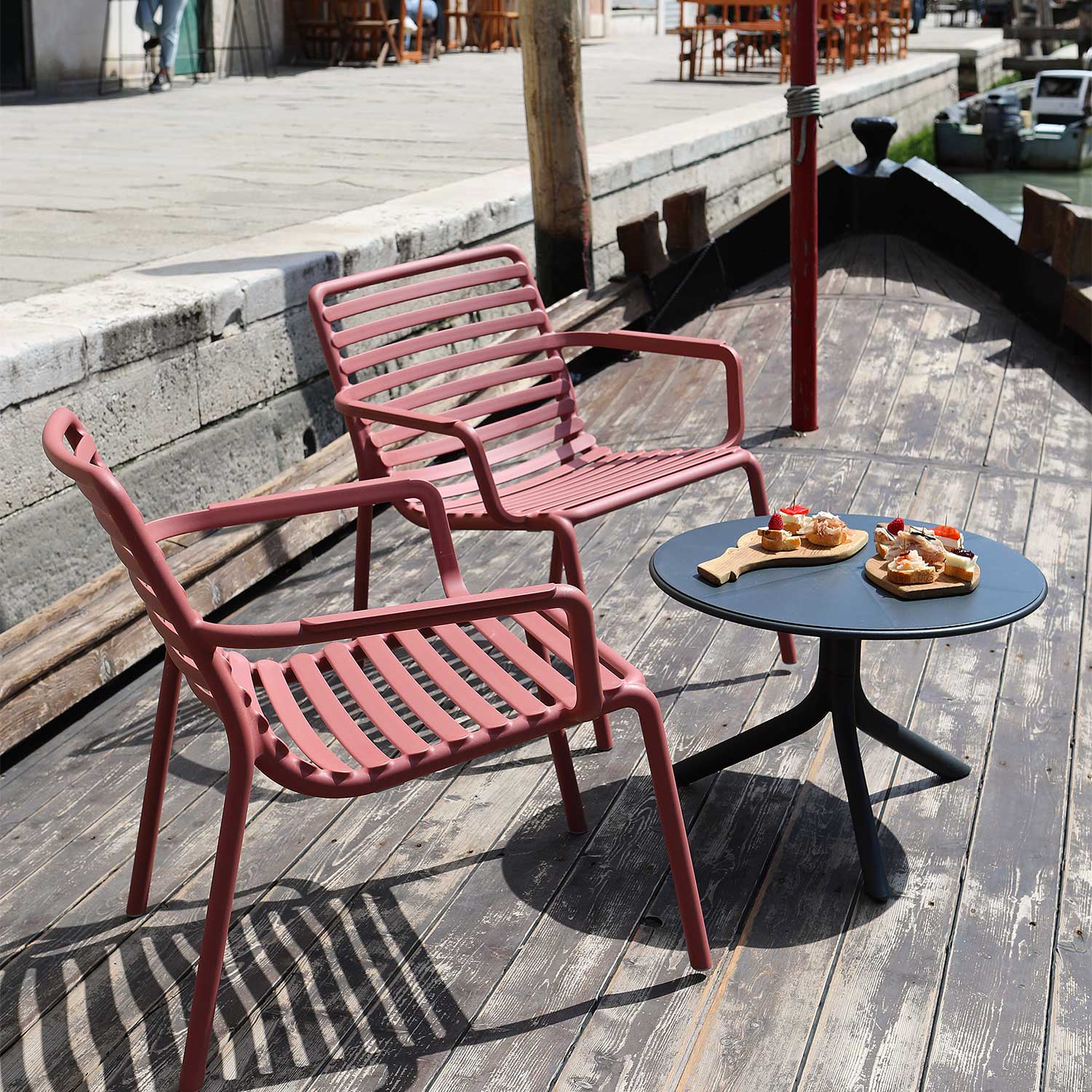 DOGA Relax - Fauteuil d'extérieur design empilable