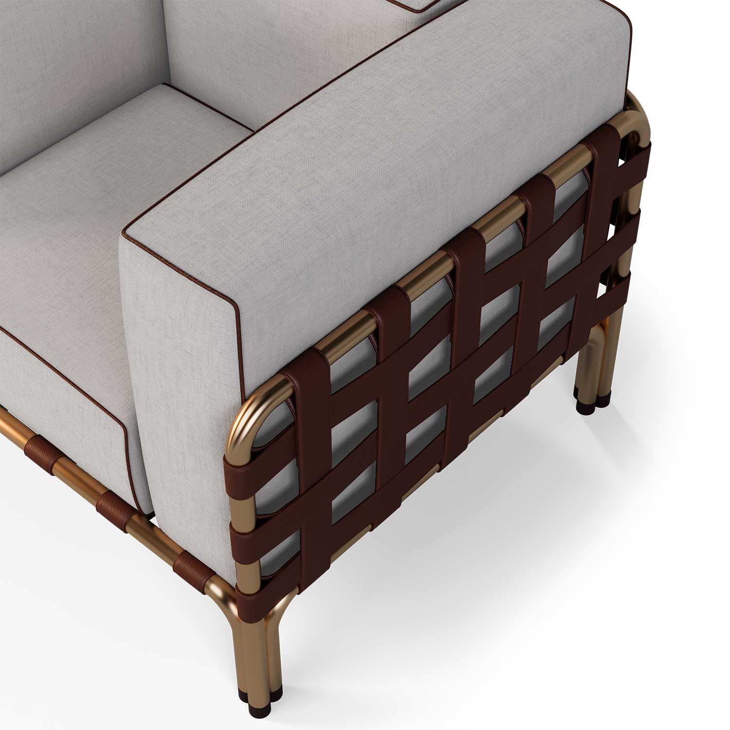 HOUND Armchair - Fauteuil d'extérieur haut de gamme personnalisable