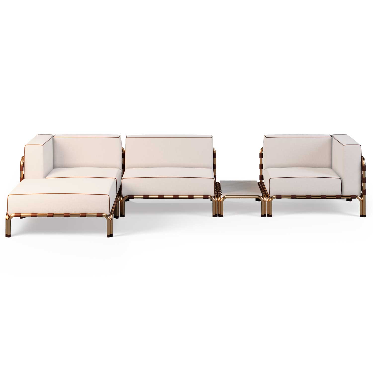 HOUND Modular Sofa - Canapé modulable d'extérieur haut de gamme personnalisable
