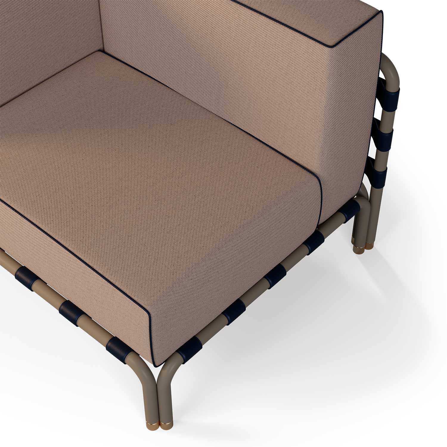HOUND Modular Sofa - Canapé modulable d'extérieur haut de gamme personnalisable