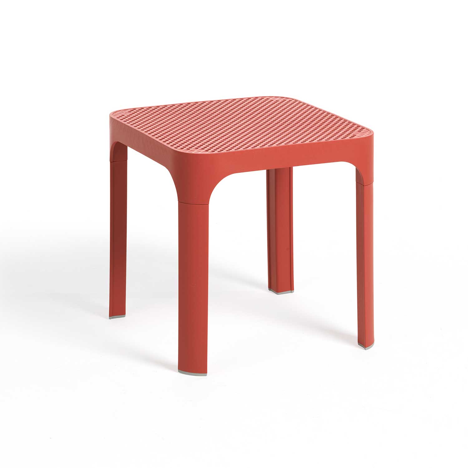 NET Table - Table d'appoint carrée extérieur en résine