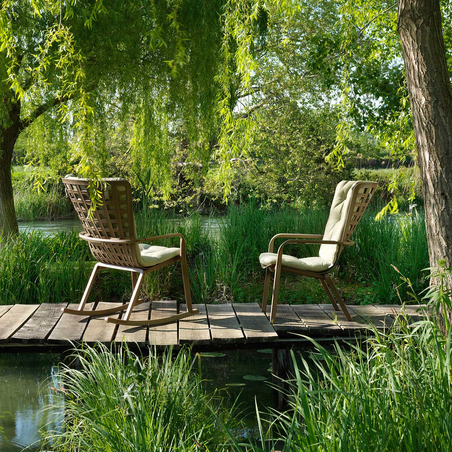 FOLIO - Fauteuil d'extérieur design étanche et résistant