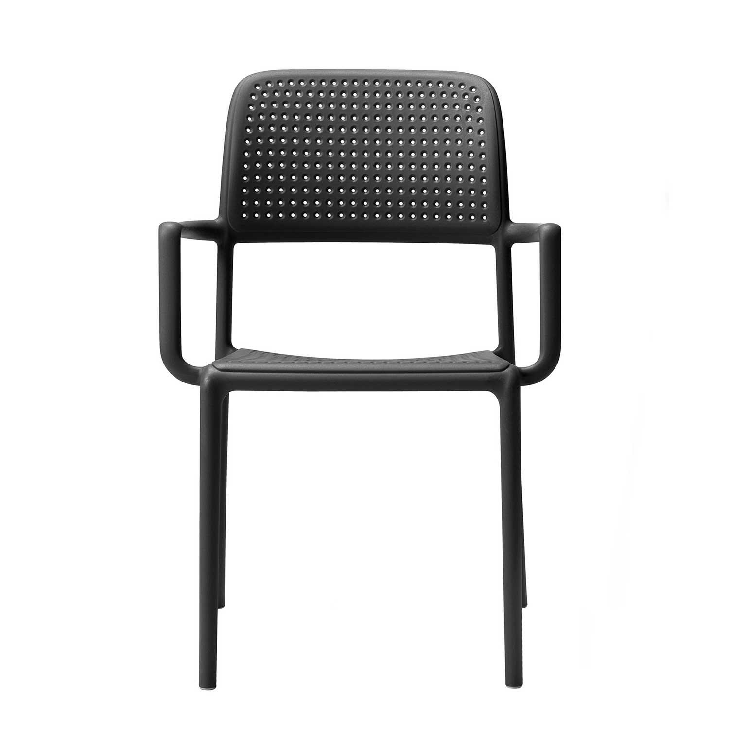 BORA - Chaise d'extérieur design avec accoudoirs