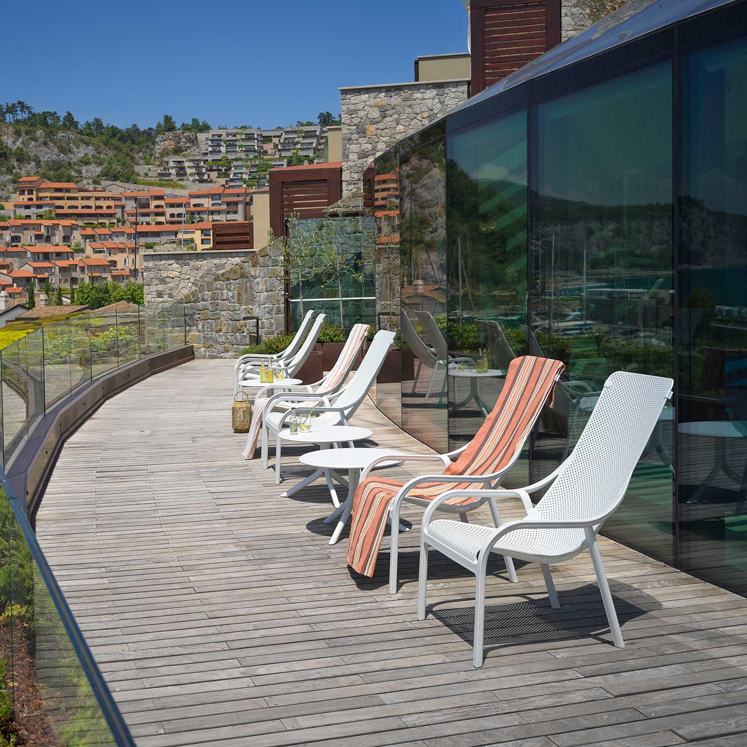 NET Lounge - Chaise longue d'extérieur design