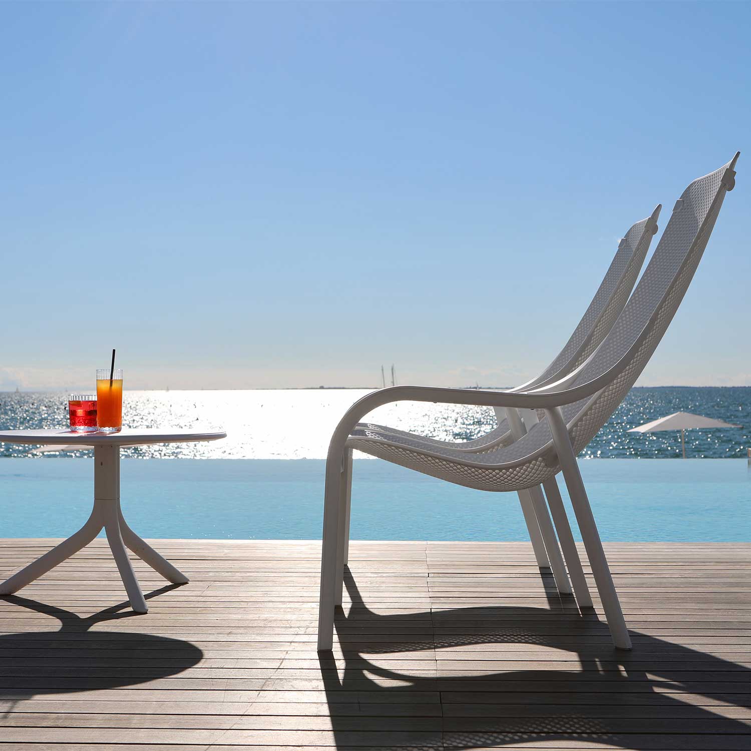 NET Lounge - Chaise longue d'extérieur design