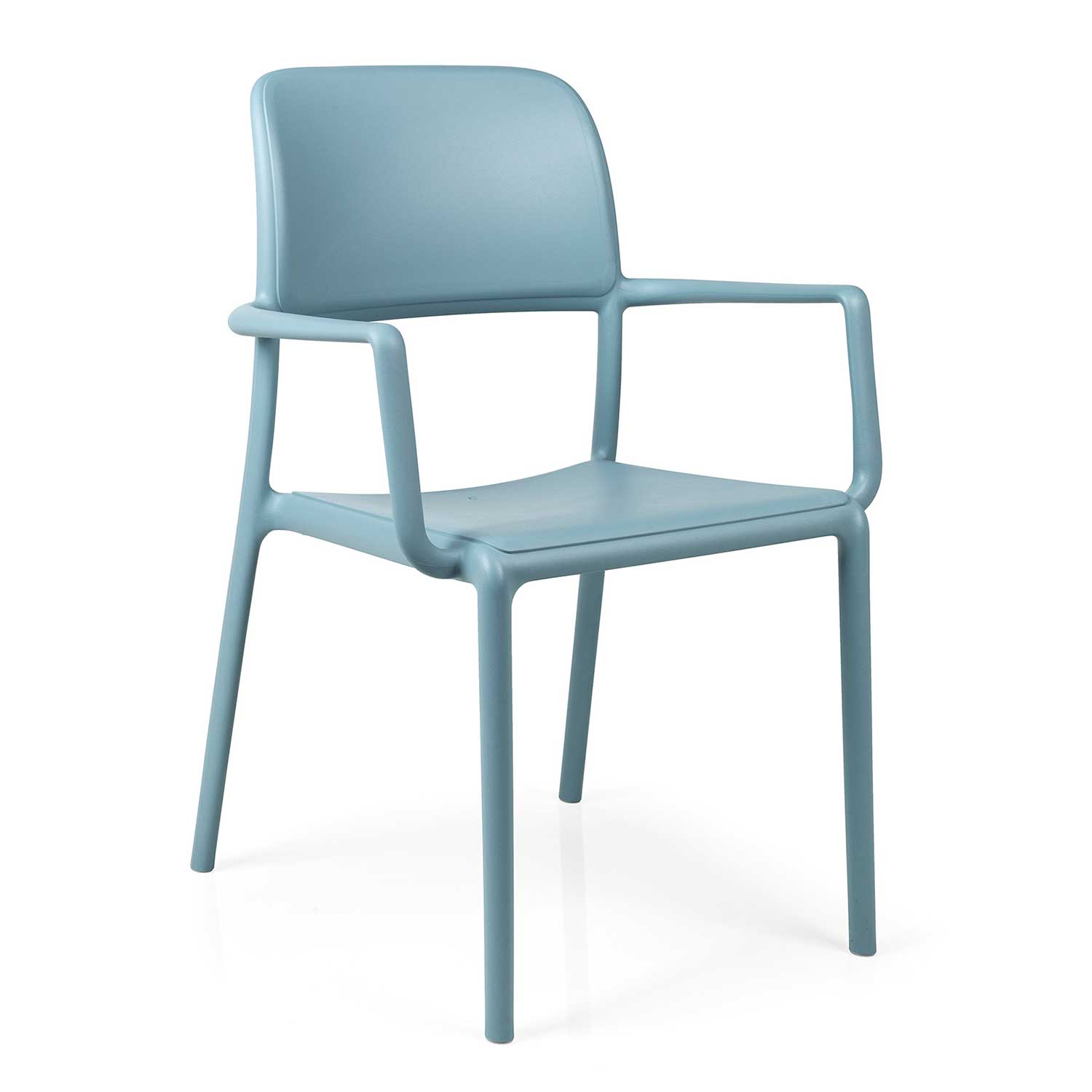 RIVA - Chaise d'extérieur design avec accoudoirs