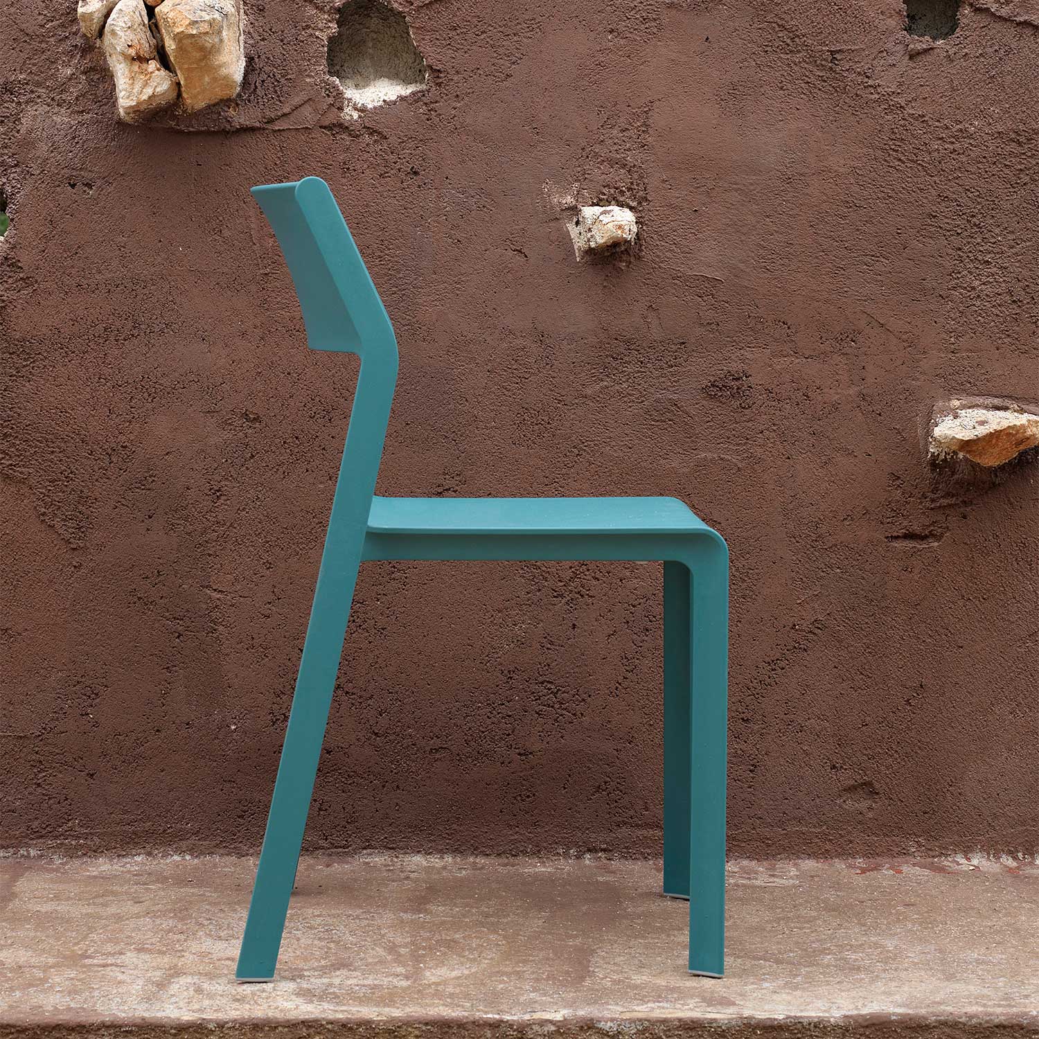 TRILL Bistrot - Chaise d'extérieur design empilable