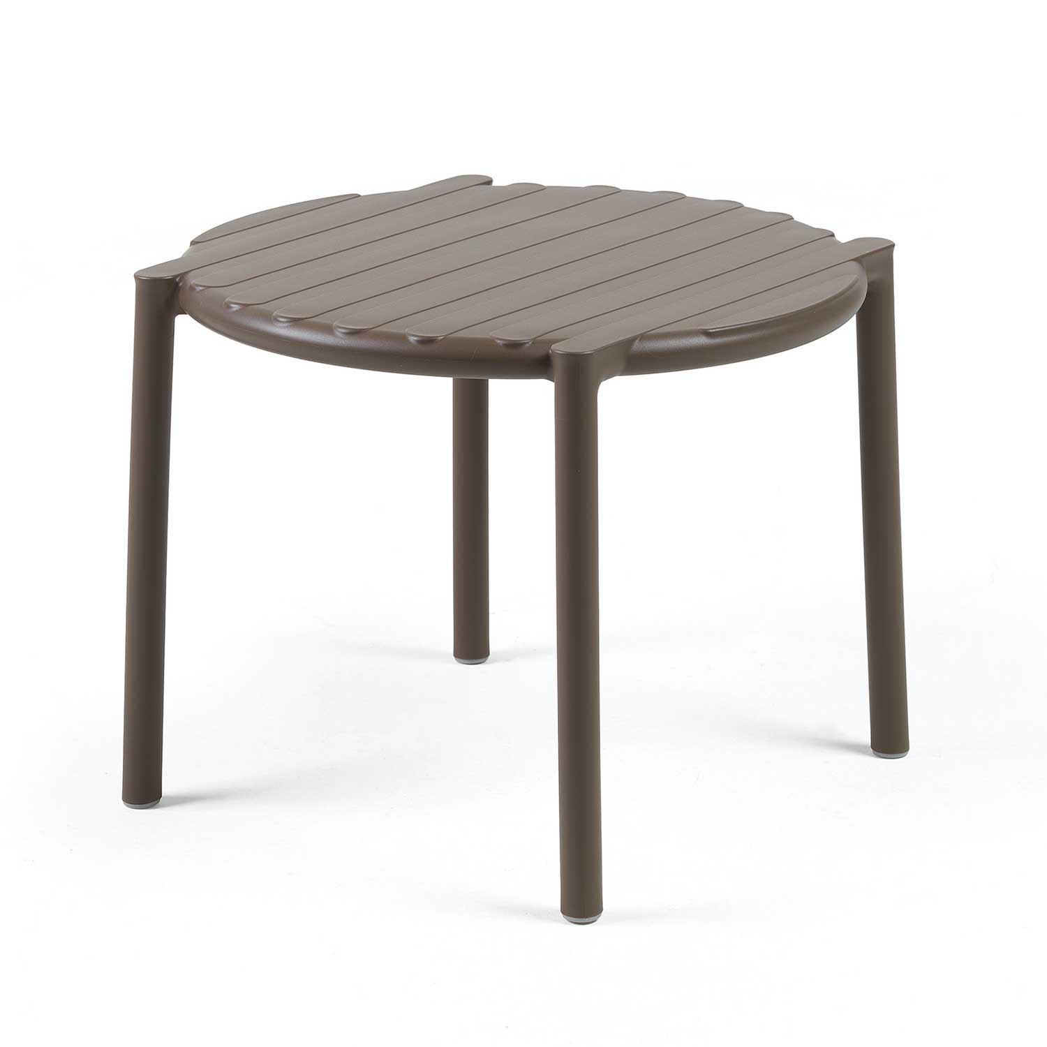 DOGA - Table basse d'extérieur plateau lattes design