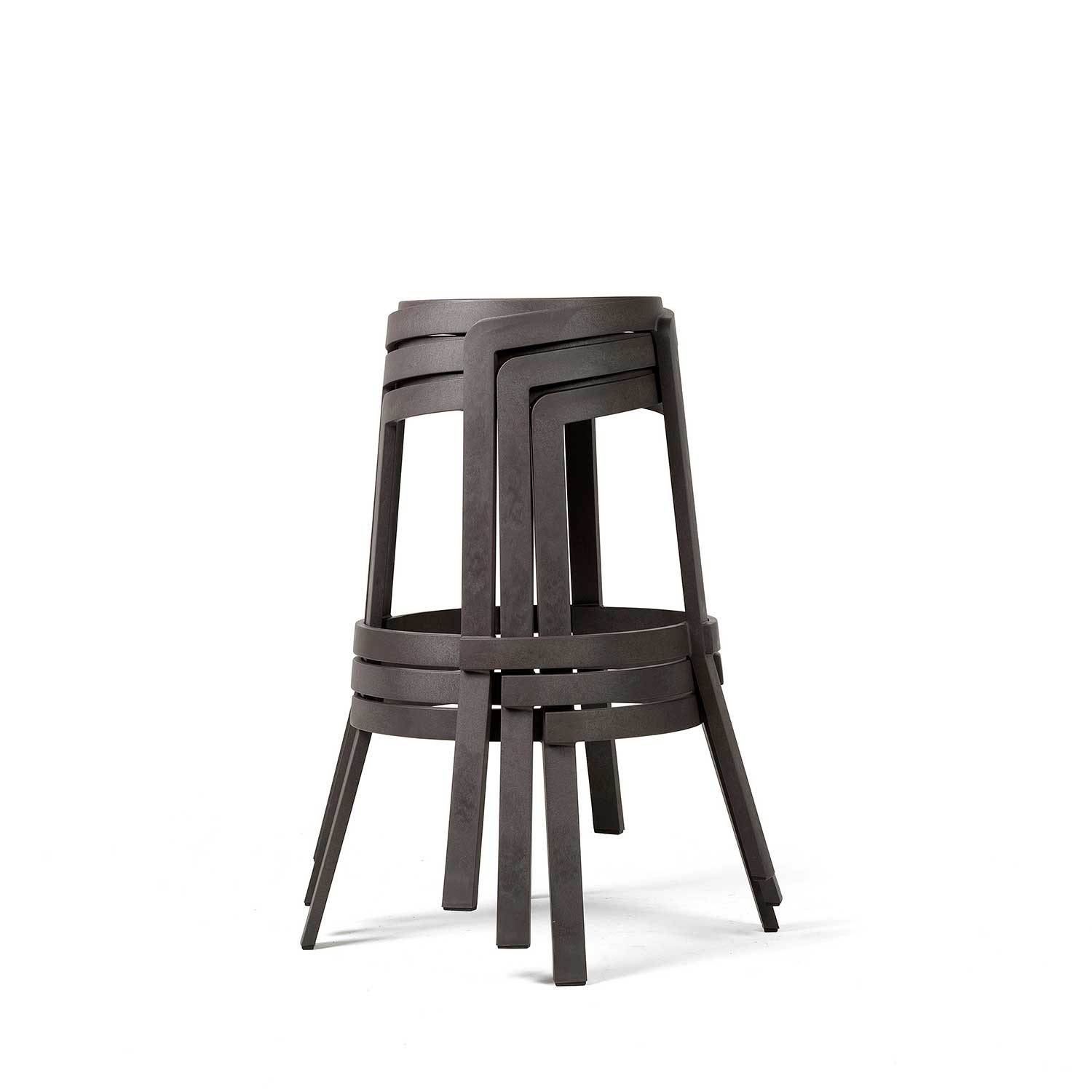 STACK Maxi - Tabouret d'extérieur design empilable sans dossier