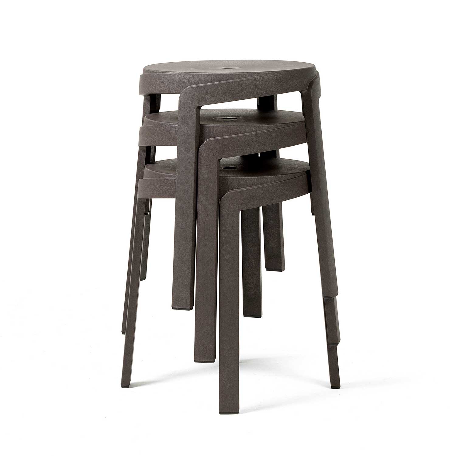 STACK Mini - Tabouret d'extérieur design empilable sans dossier