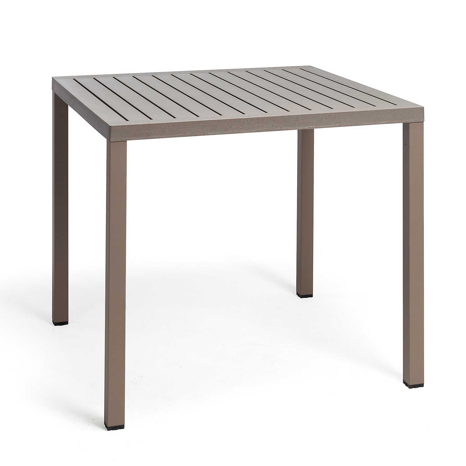 CUBE - Petite table carrée de jardin design moderne