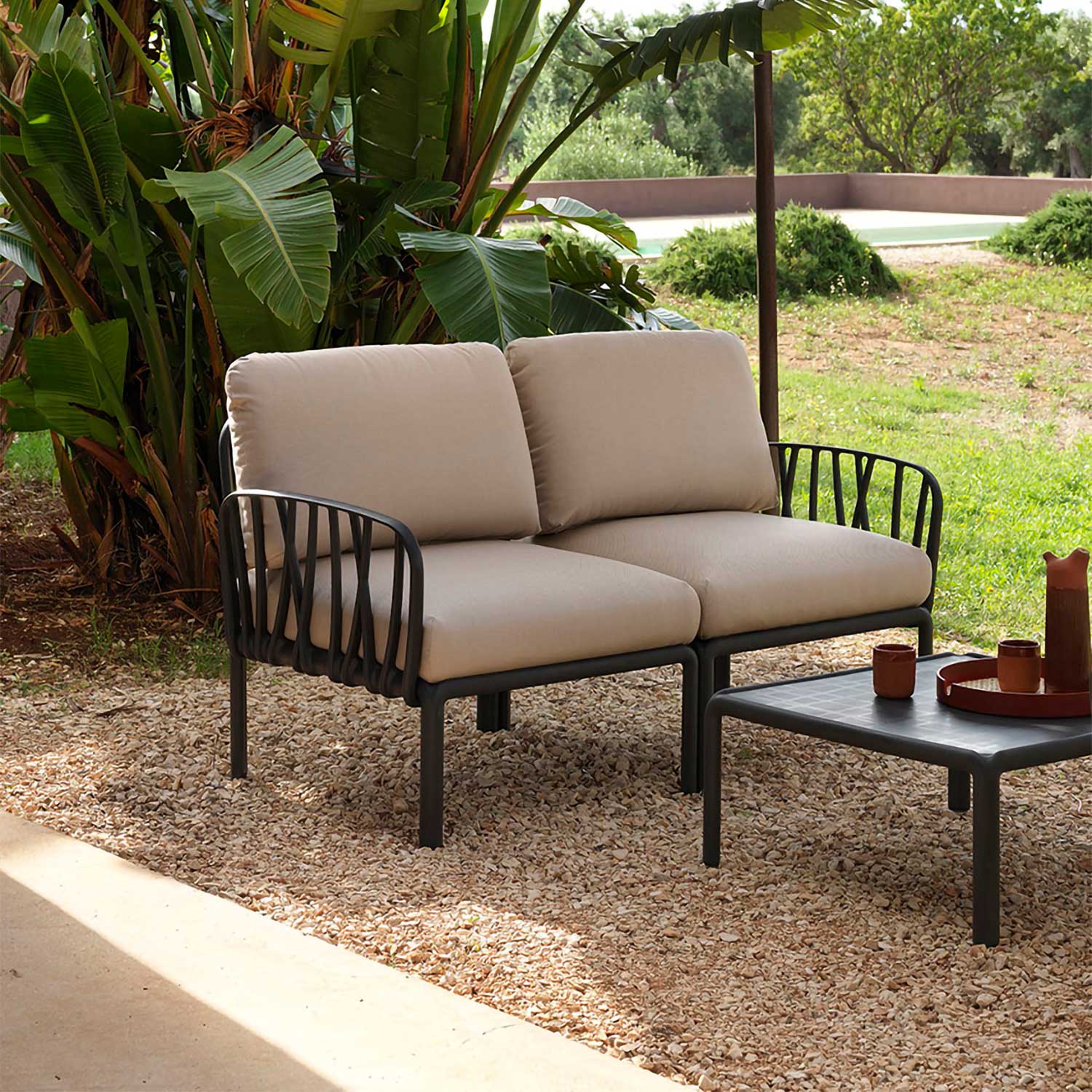 KOMODO - Table basse de salon de jardin design contemporain