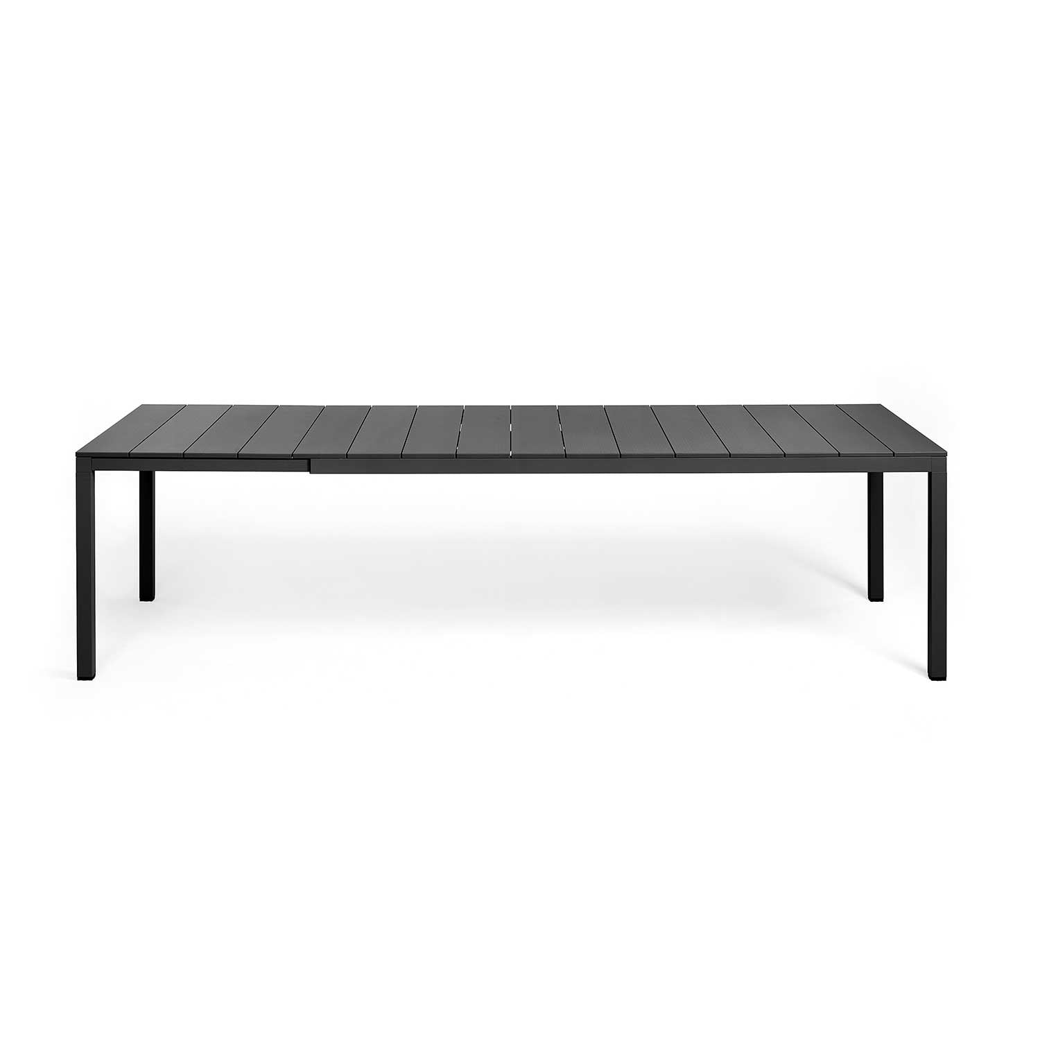 RIO - Table à manger en alu extensible pour 8 à 10 personnes