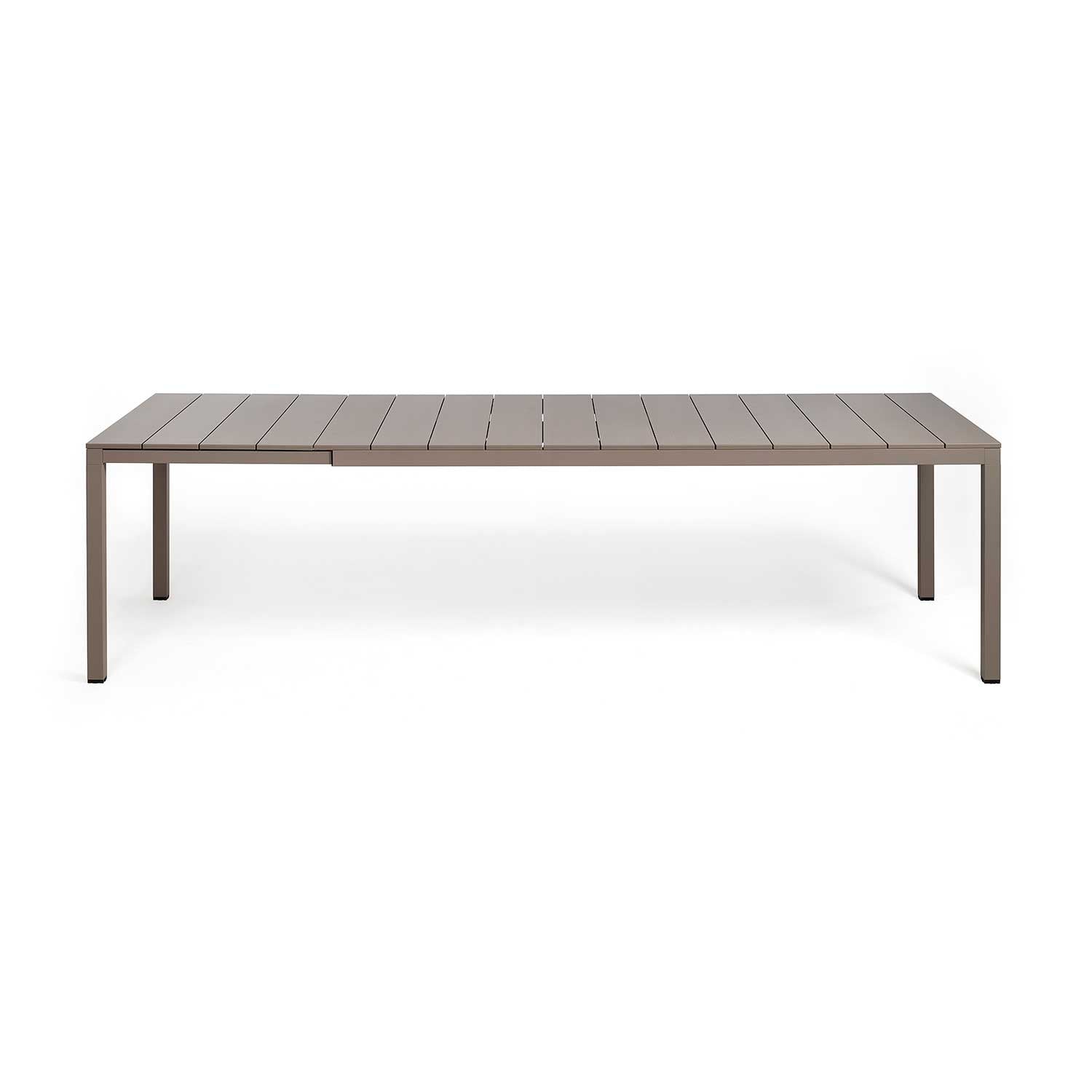 RIO - Table à manger en alu extensible pour 8 à 10 personnes