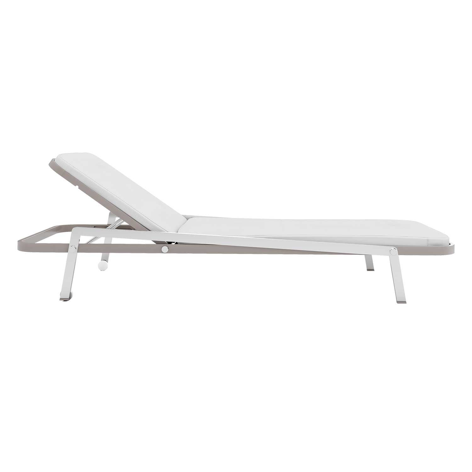 RIBBON Sunbed - Transat en cuir ou tissu haut de gamme personnalisable