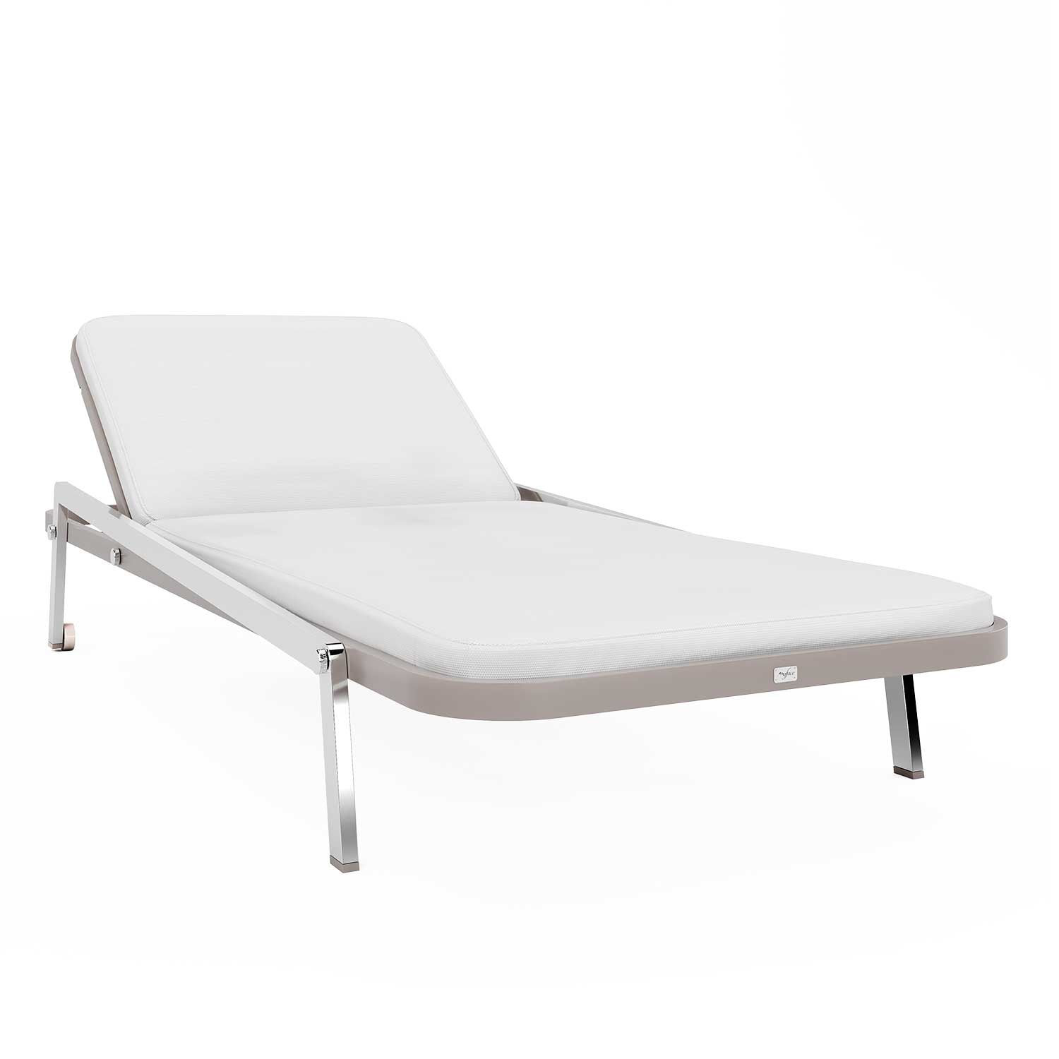RIBBON Sunbed - Transat en cuir ou tissu haut de gamme personnalisable