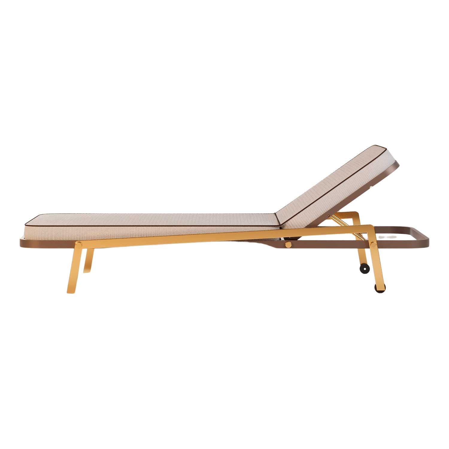 RIBBON Sunbed - Transat en cuir ou tissu haut de gamme personnalisable