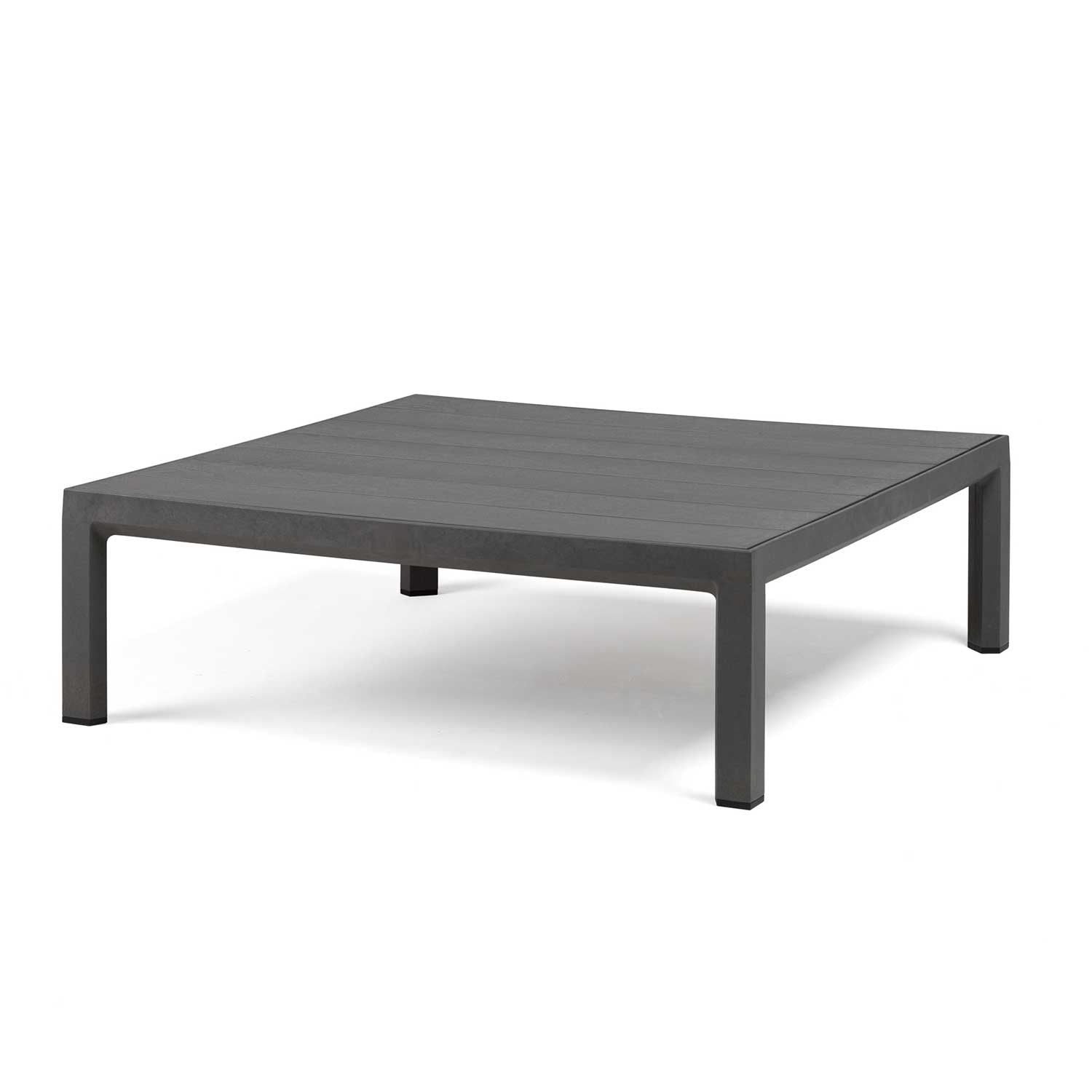 MAXIMO 80 - Table basse carrée extérieur en résine effet mat