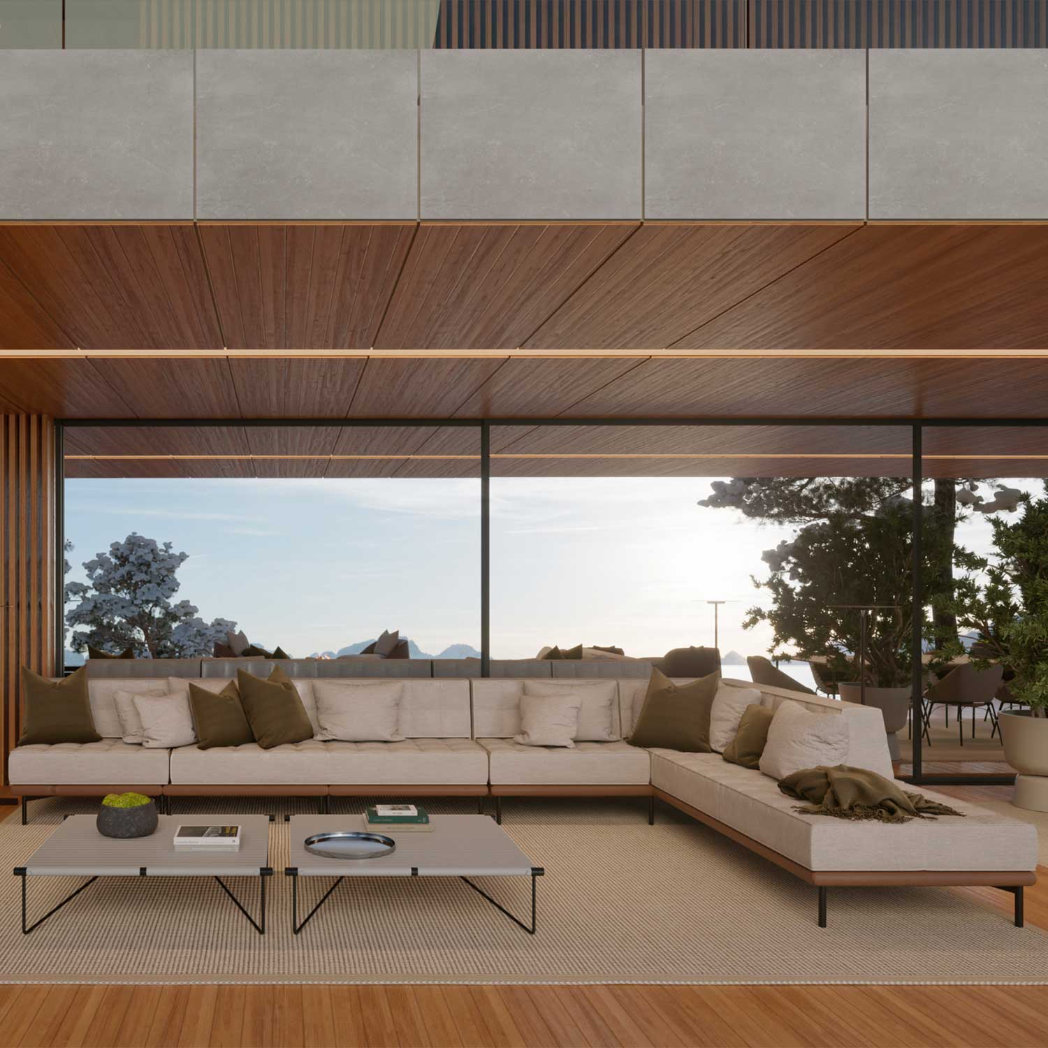 MO II Modular Sofa - Canapé modulable d'extérieur haut de gamme personnalisable