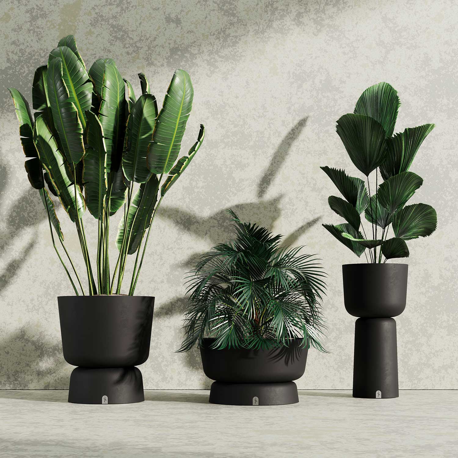 EDEN Planter E - Pot de fleur haut design extérieur personnalisable