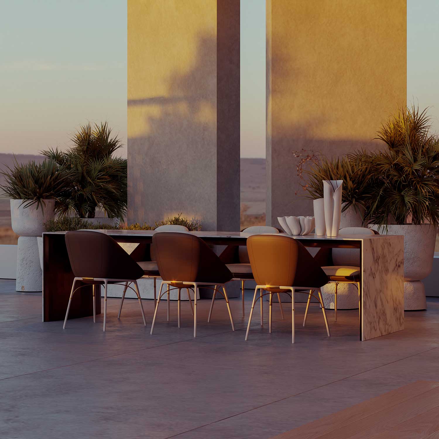 ZEST Dining Table - Table d'extérieur haut de gamme personnalisable