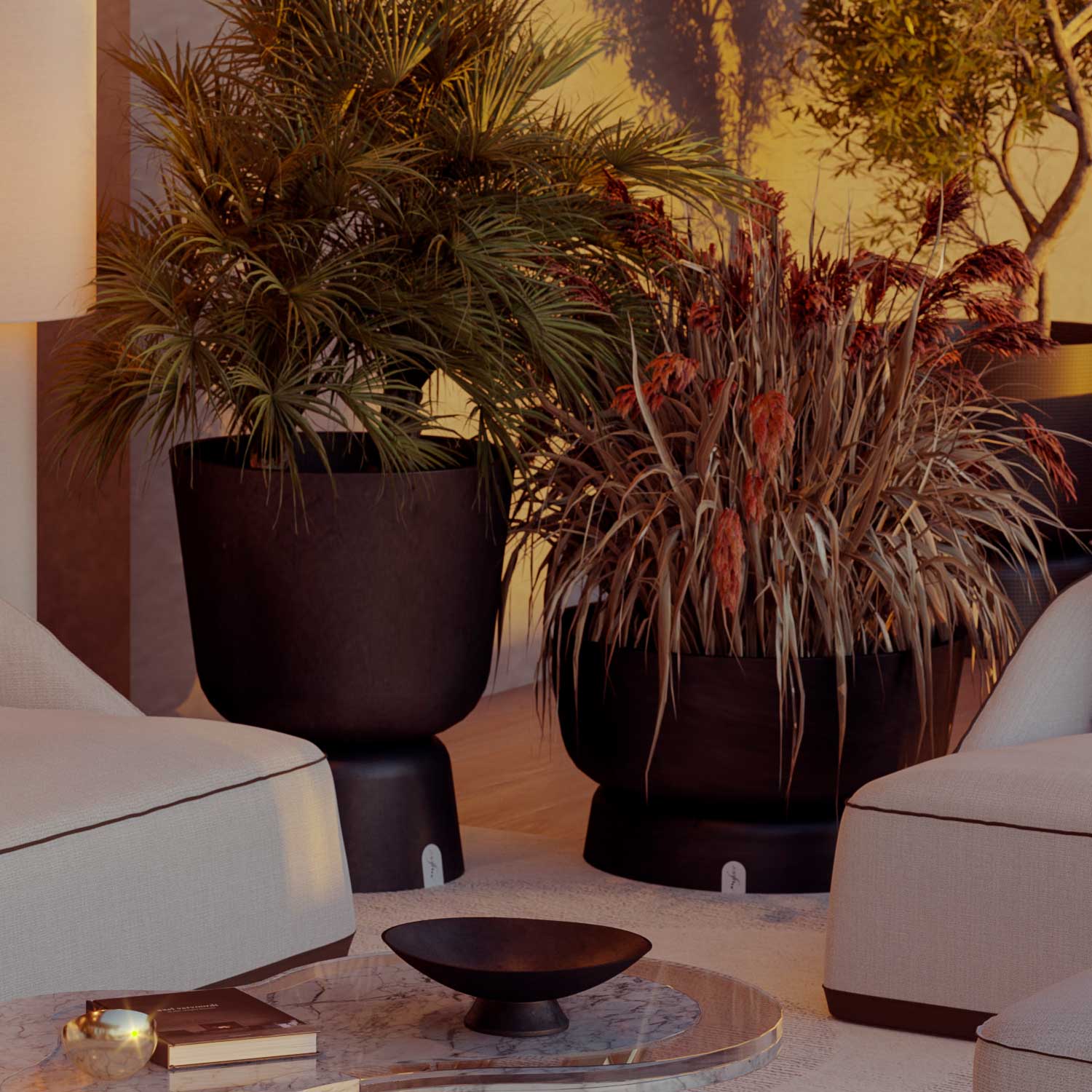 EDEN Planter C - Pot de fleur design extérieur personnalisable