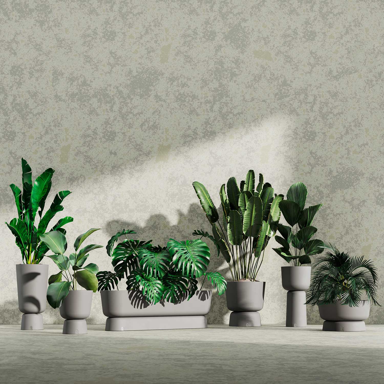 EDEN Planter D - Grand pot de fleur design extérieur personnalisable