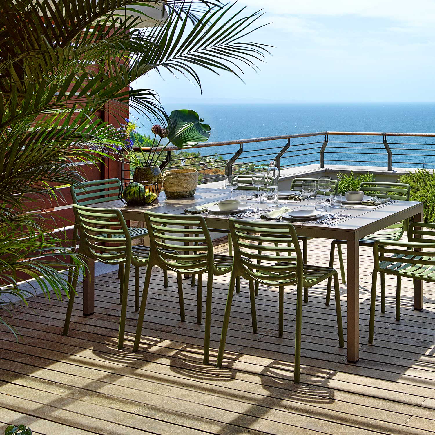 DOGA Bistrot - Chaise d'extérieur design empilable