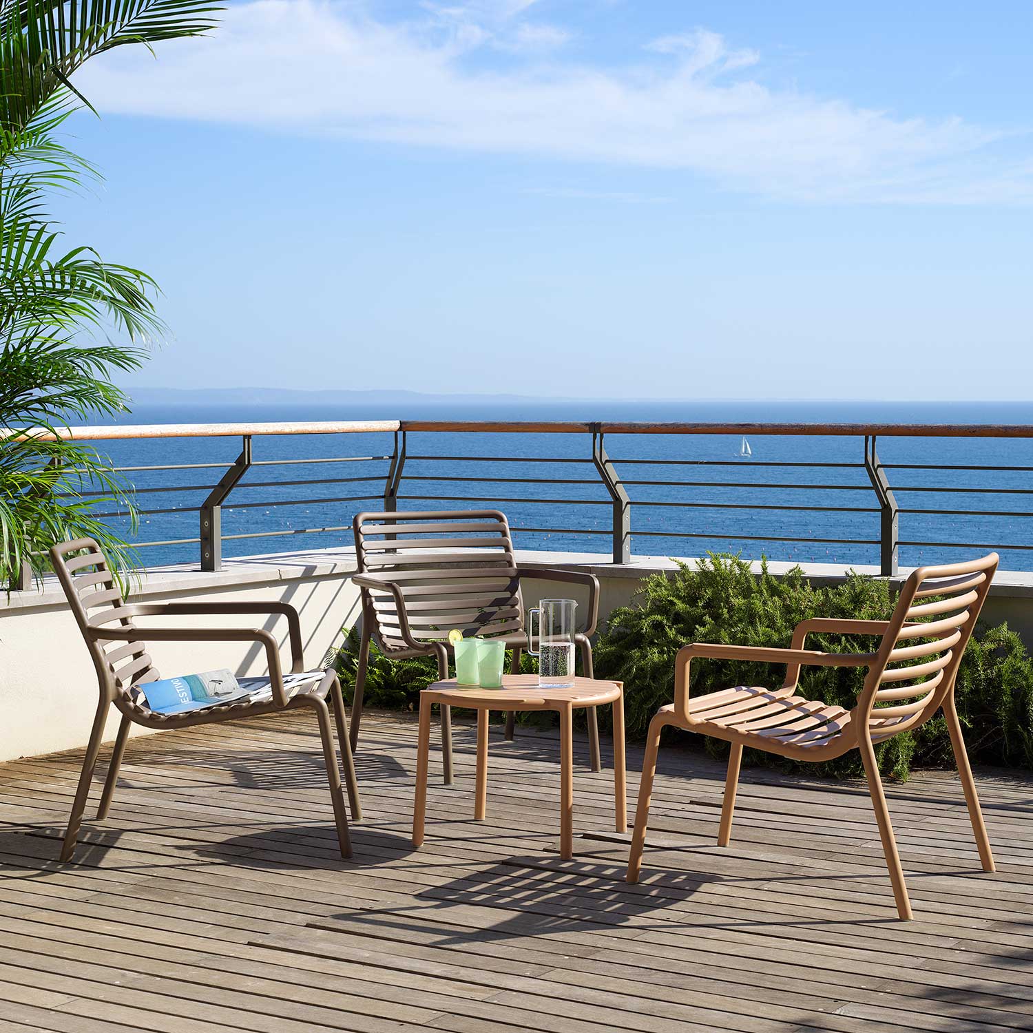 DOGA Relax - Fauteuil d'extérieur design empilable