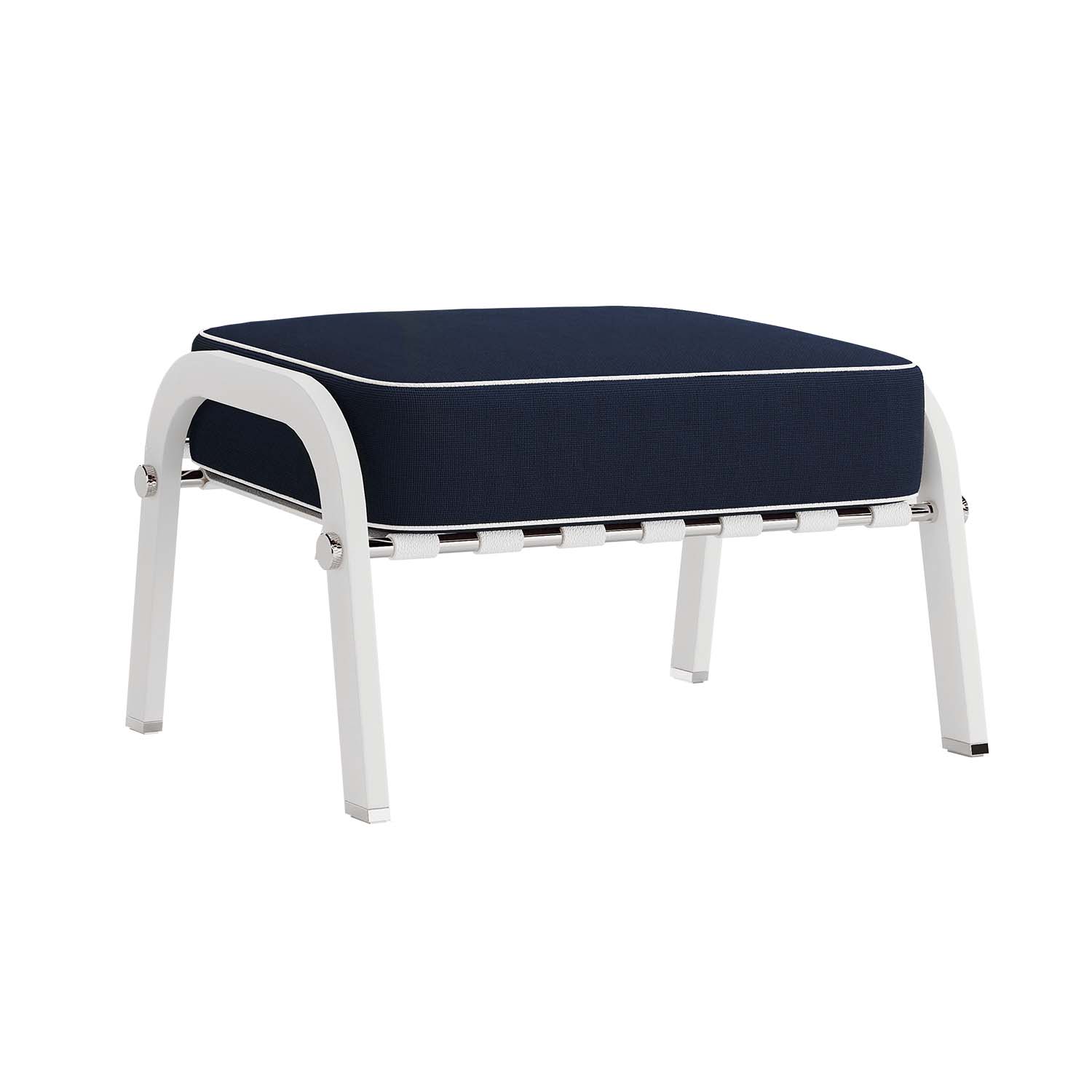 RIBBON footstool - Customizable high-end outdoor footrest
