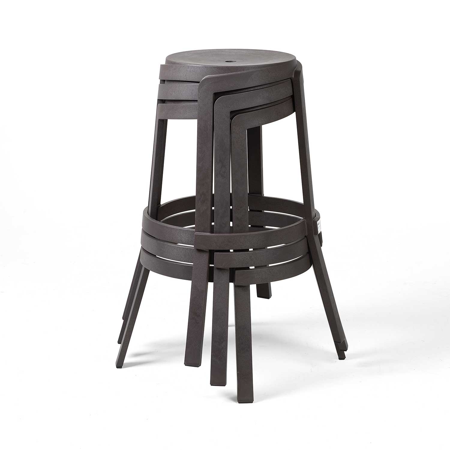 STACK Maxi - Tabouret d'extérieur design empilable sans dossier