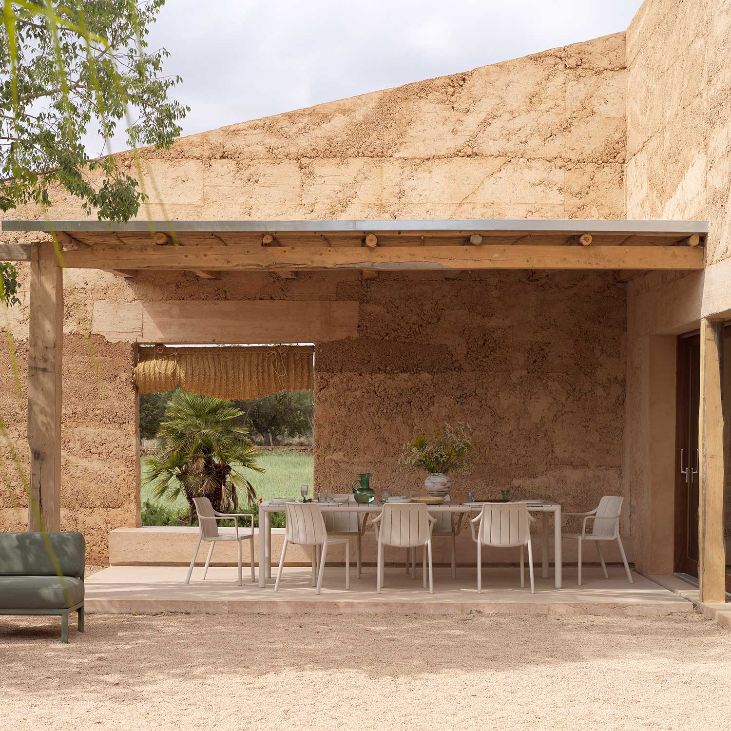 TIBERINA Armchair - Chaise d'extérieur design avec accoudoirs